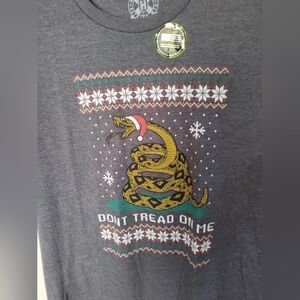 Howitzer Patriot Mfg Don't Tread On Christmas Men's Patriotic Tee 2XL New Tags